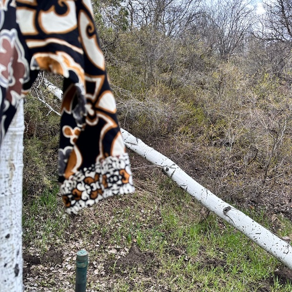 Hale Bob Dress Women's Size Small Wrap Long Sleeve - Picture 6 of 9